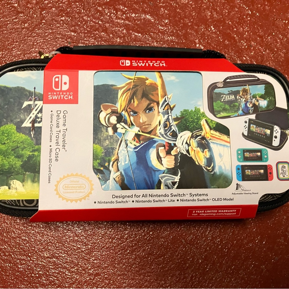 Nintendo Switch Zelda Game Traveler Deluxe Travel Case